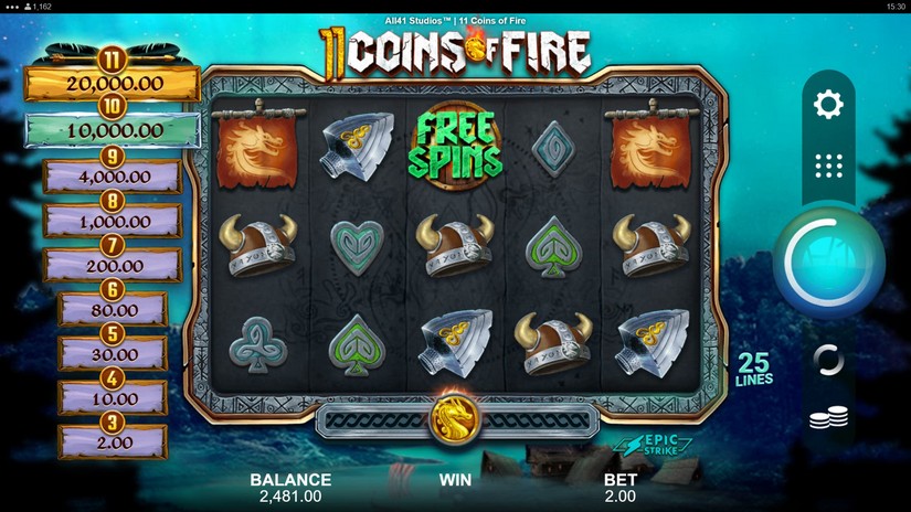 11 Coins of Fire