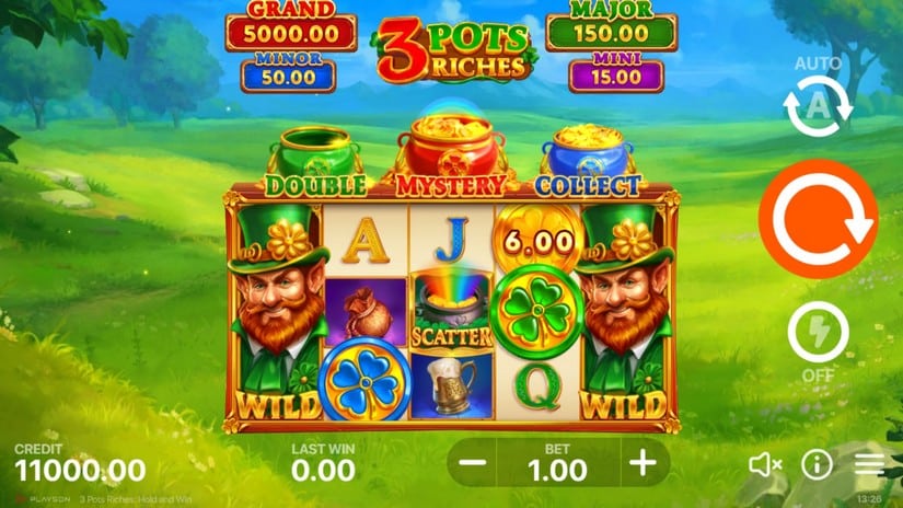 3 Pots Riches: Hold and Win