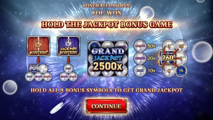 Screenshot videoslot slotmachine 9 Coins™ Grand Platinum Edition