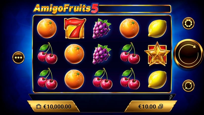 Screenshot videoslot Amigo Fruits 5