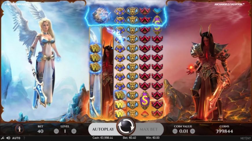 Screenshot videoslot slotmachine Archangels: Salvation