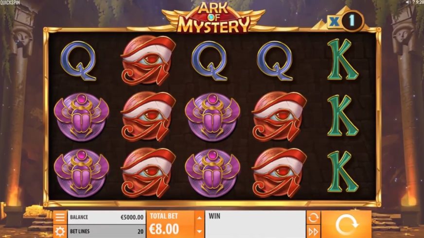 Screenshot videoslot slotmachine Ark Of Mystery