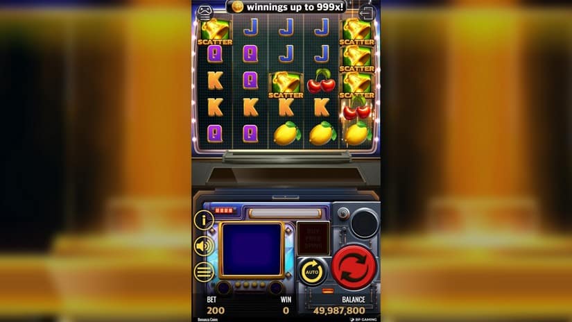 Screenshot videoslot slotmachine Bonanza Coins