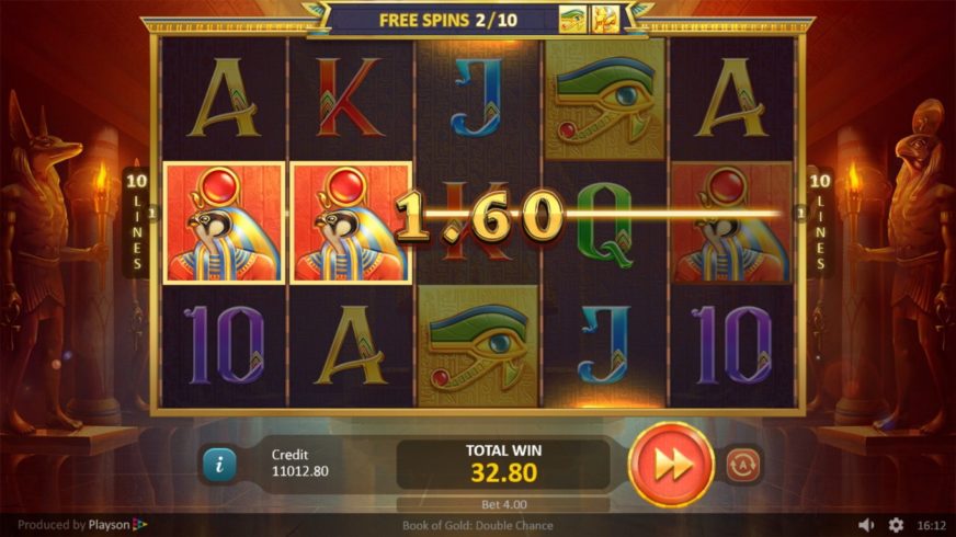 Screenshot videoslot Book of Gold: Double Chance