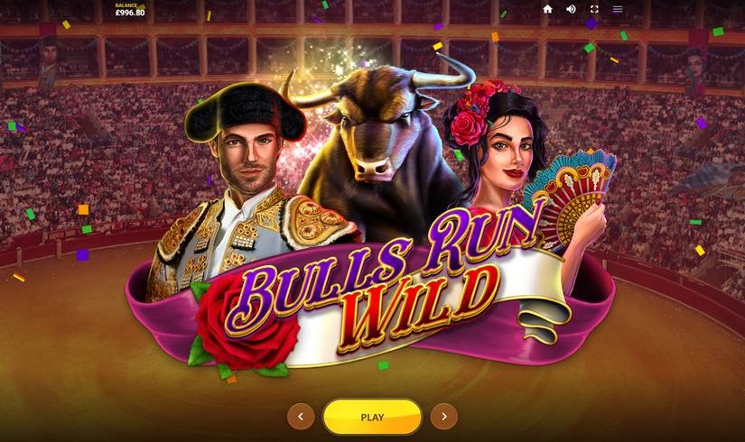 Screenshot videoslot Bulls Run Wild