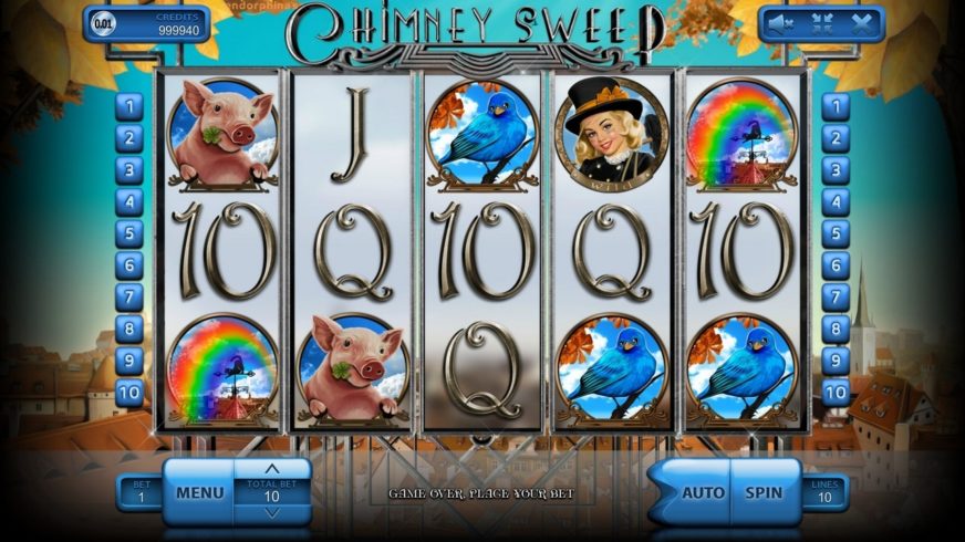 Screenshot videoslot Chimney Sweep