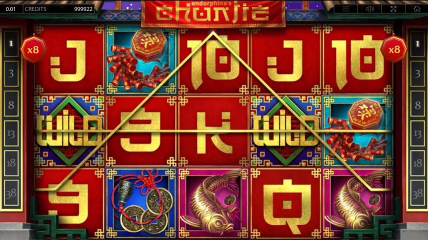 Screenshot videoslot slotmachine Chunjie