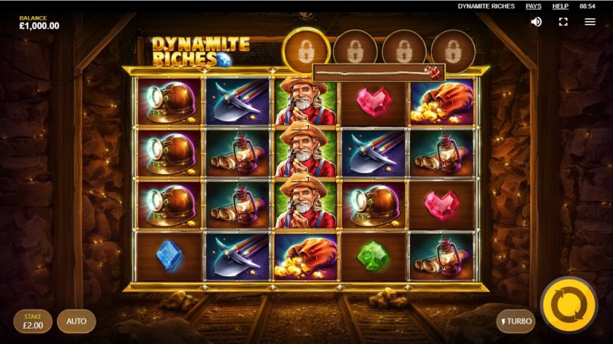 Screenshot videoslot Dynamite Riches