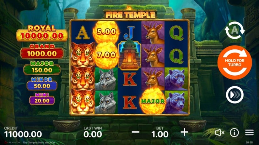 Fire Temple: Hold and Win