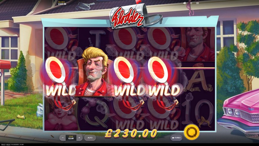 Screenshot videoslot slotmachine Flodder