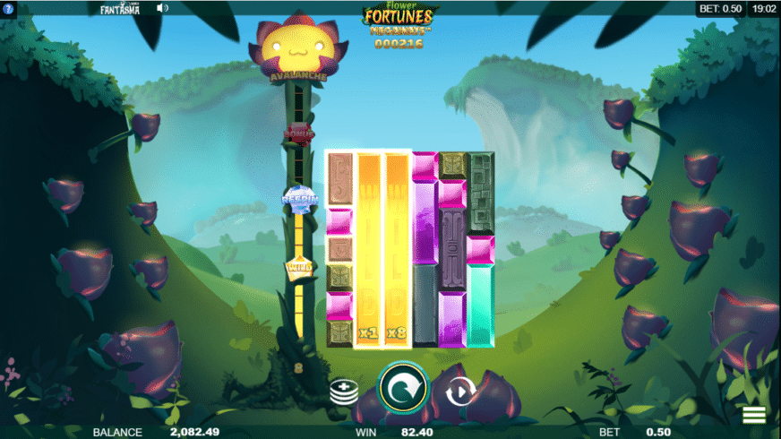 Screenshot videoslot slotmachine Flower Fortunes Megaways