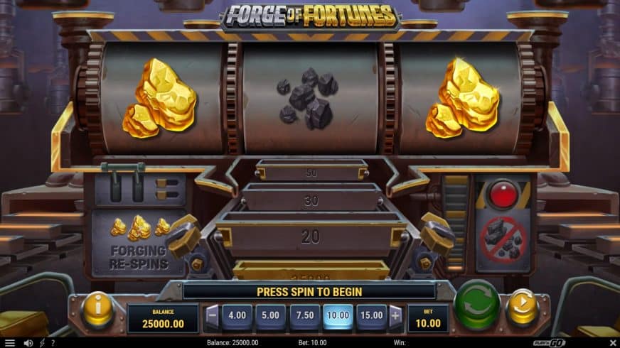 Screenshot videoslot Forge of Fortunes