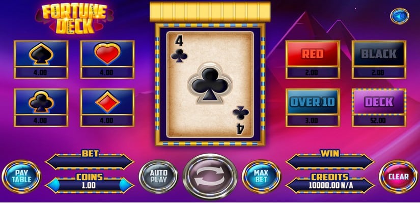 Screenshot videoslot Fortune Deck