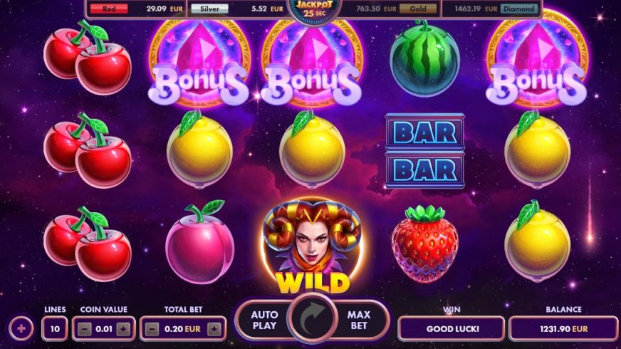 Screenshot videoslot slotmachine Fruits Fury