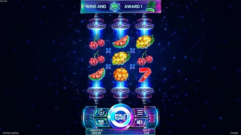 Screenshot videoslot slotmachine Frutopia