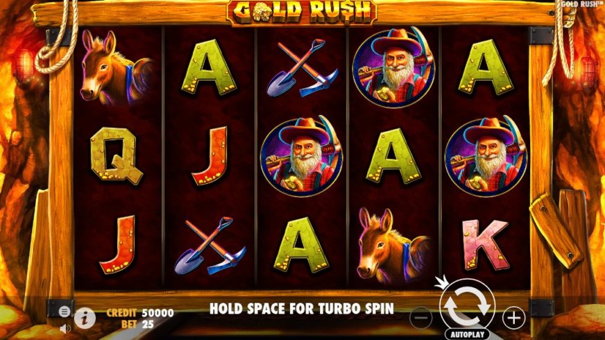 Screenshot videoslot Gold Rush