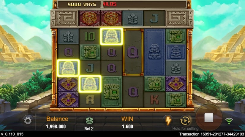 Screenshot videoslot slotmachine Golden Empire