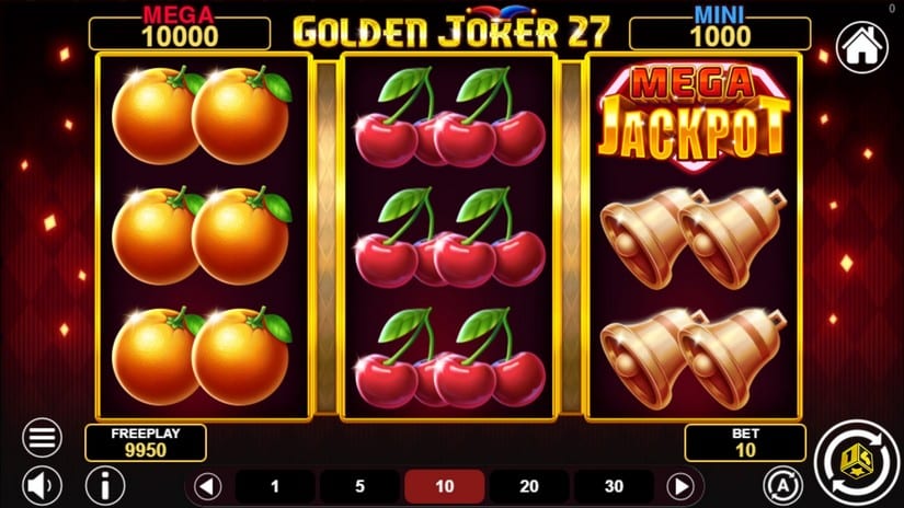 Screenshot videoslot Golden Joker 27