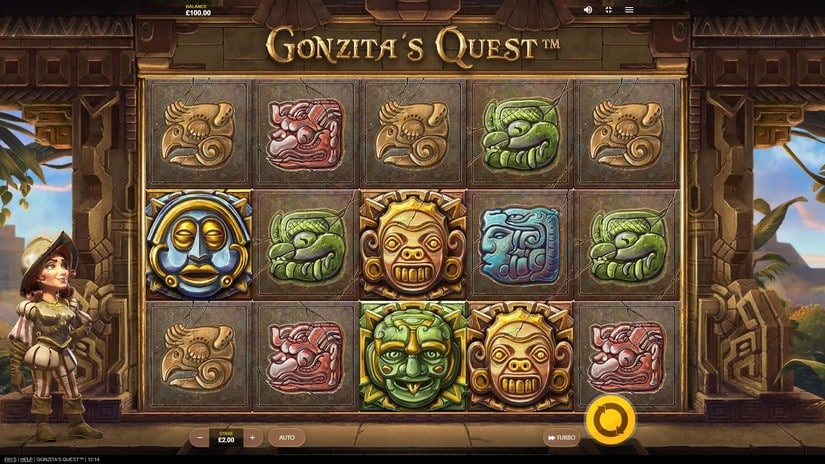 Screenshot videoslot Gonzita’s Quest