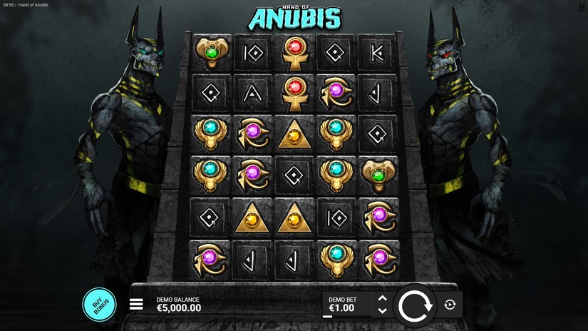 Screenshot videoslot Hand of Anubis