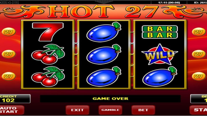 Screenshot videoslot slotmachine Hot 27