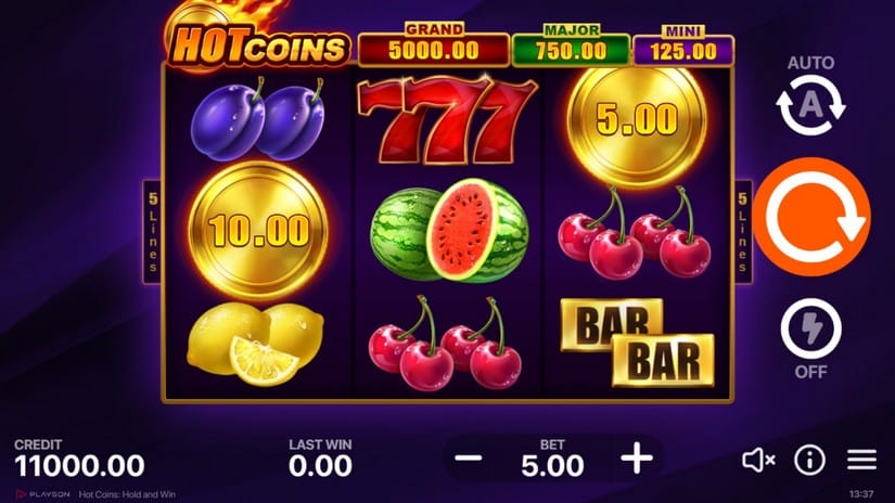 Hot Coins: Hold and Win