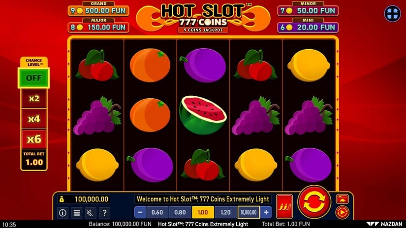 Hot Slot™: 777 Coins Extremely Light