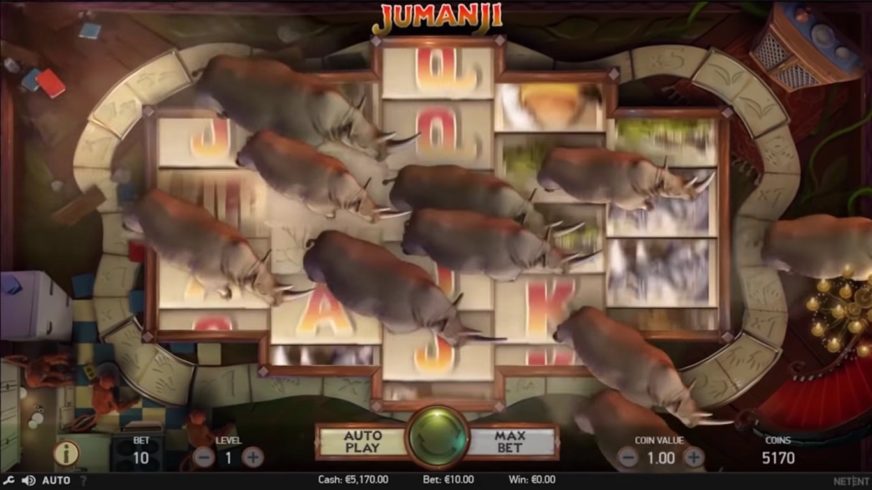 Screenshot videoslot slotmachine Jumanji™