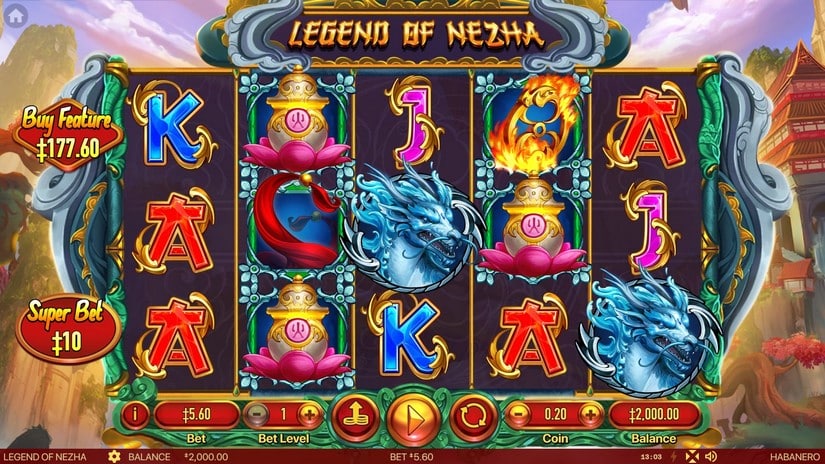 Screenshot videoslot Legend of Nezha