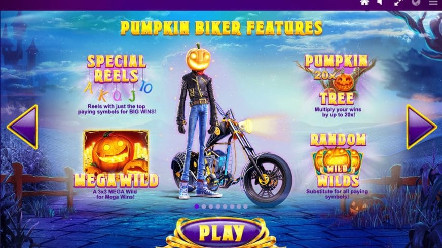 Screenshot videoslot slotmachine Lucky Halloween