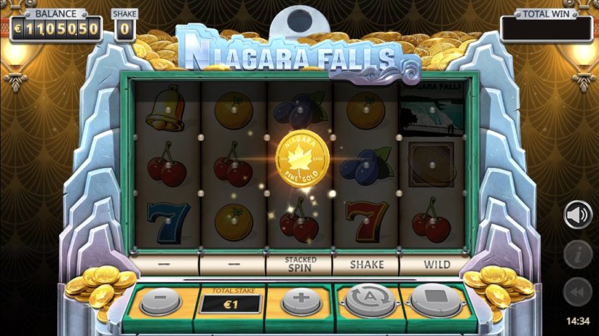 Screenshot videoslot slotmachine Niagara Falls