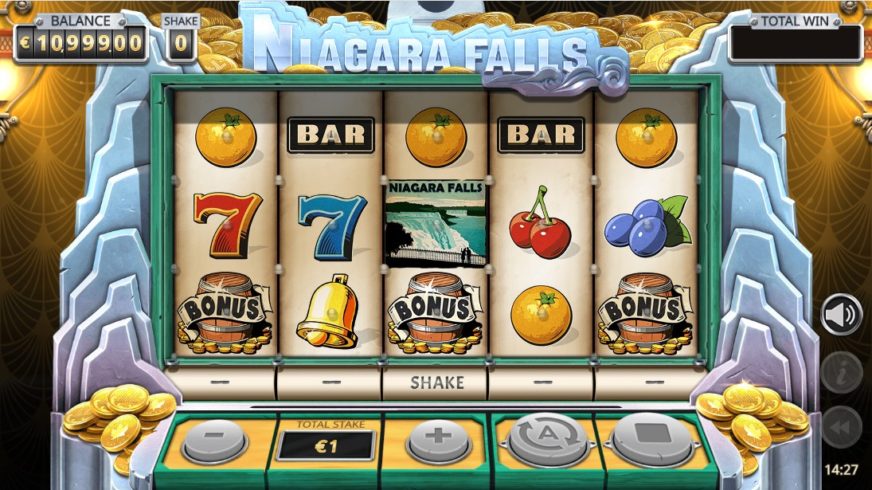 Screenshot videoslot slotmachine Niagara Falls