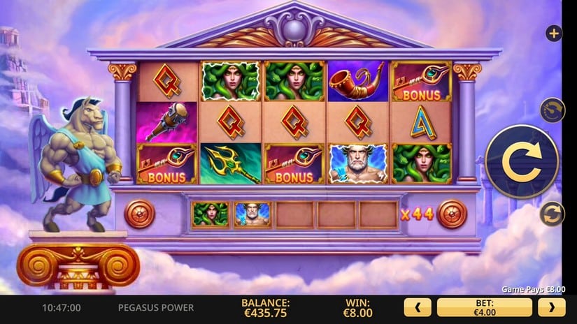 Screenshot videoslot Pegasus Power