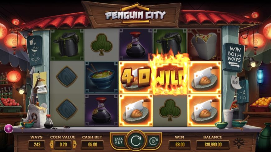 Screenshot videoslot Penguin City