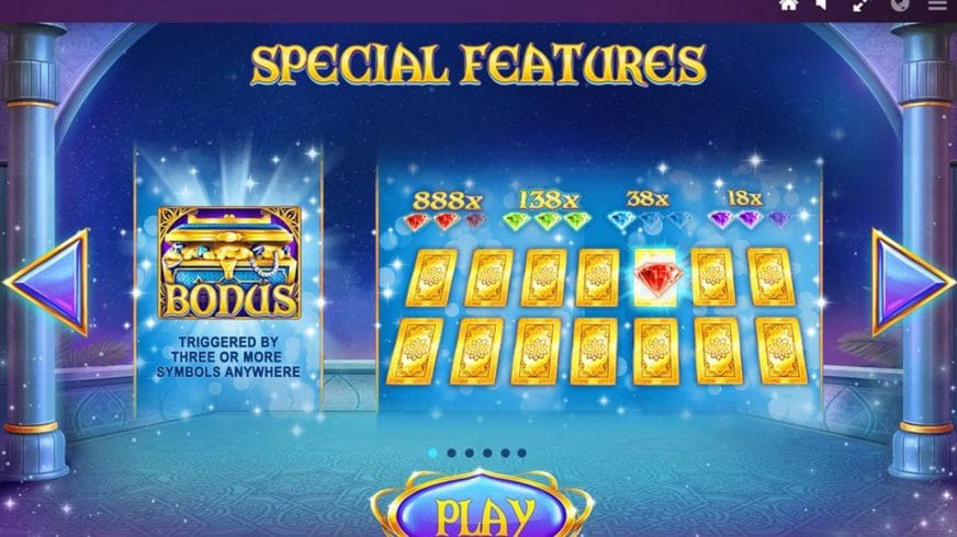 Screenshot videoslot slotmachine Persian Fortune