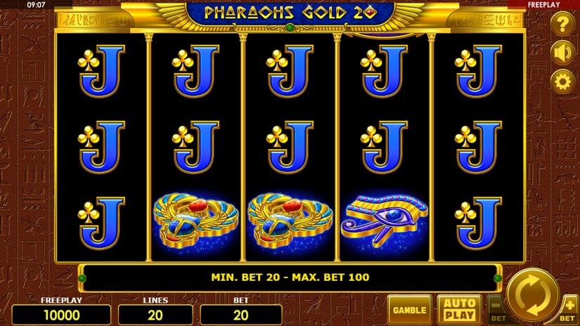 Pharaohs Gold 20