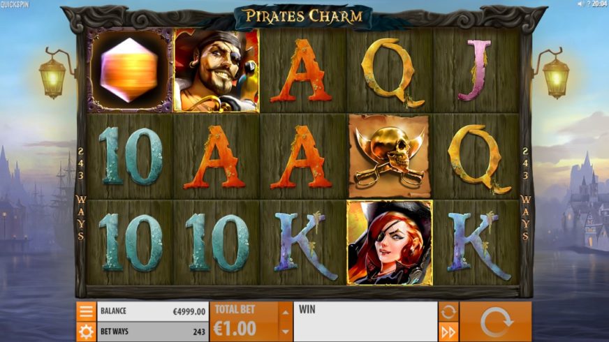 Screenshot videoslot slotmachine Pirate’s Charm