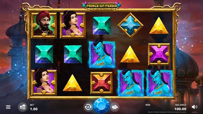 Screenshot videoslot Prince of Persia: the Gems of Persepolis