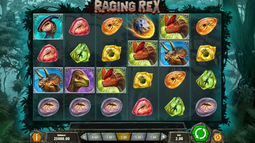 Screenshot videoslot Raging Rex