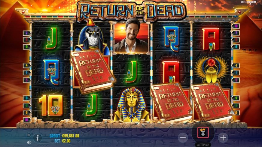 Screenshot videoslot slotmachine Return of the Dead