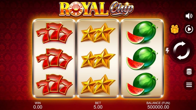 Screenshot videoslot Royal Chip