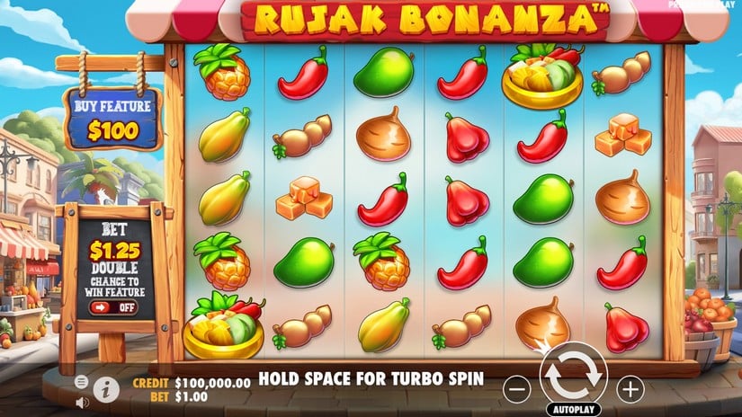 Screenshot videoslot Rujak Bonanza