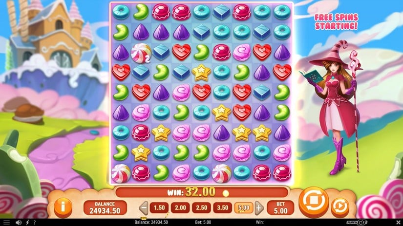 Screenshot videoslot slotmachine Sweet Alchemy 2