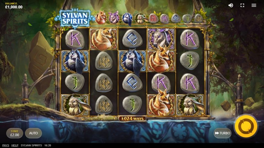 Screenshot videoslot Sylvan Spirits