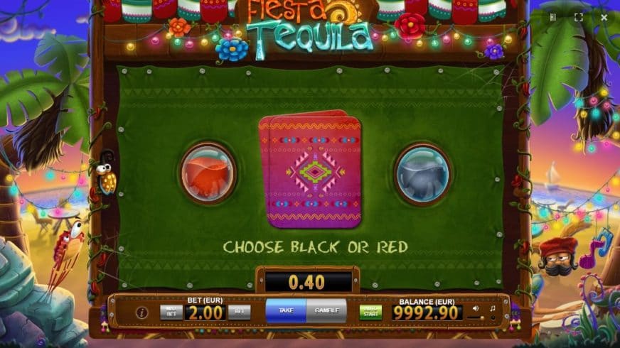 Screenshot videoslot slotmachine Tequila Fiesta