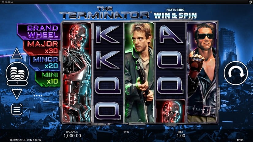 Screenshot videoslot The Terminator Win & Spin