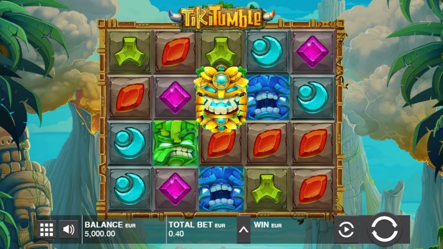 Screenshot videoslot Tiki Tumble