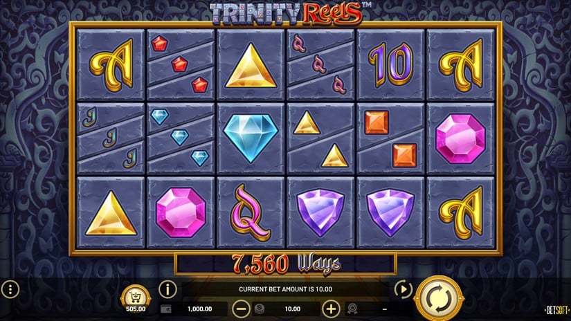 Screenshot videoslot Trinity Reels