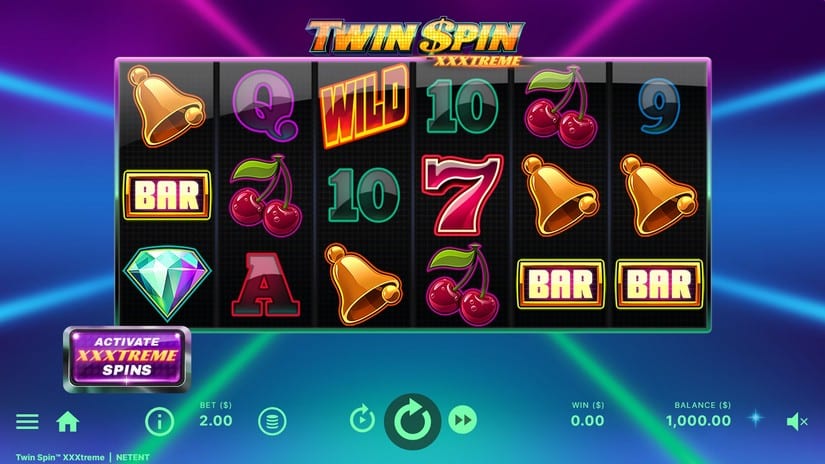 Screenshot videoslot Twin Spin™ XXXtreme