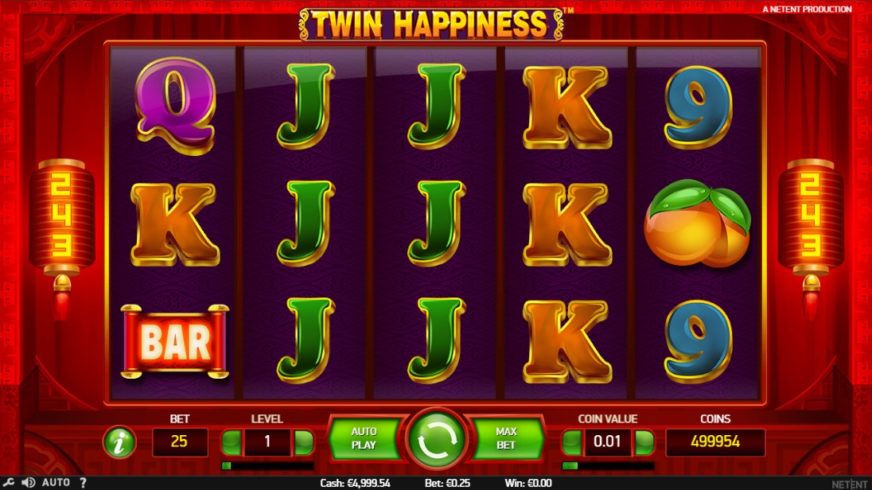 Screenshot videoslot Twin Happiness